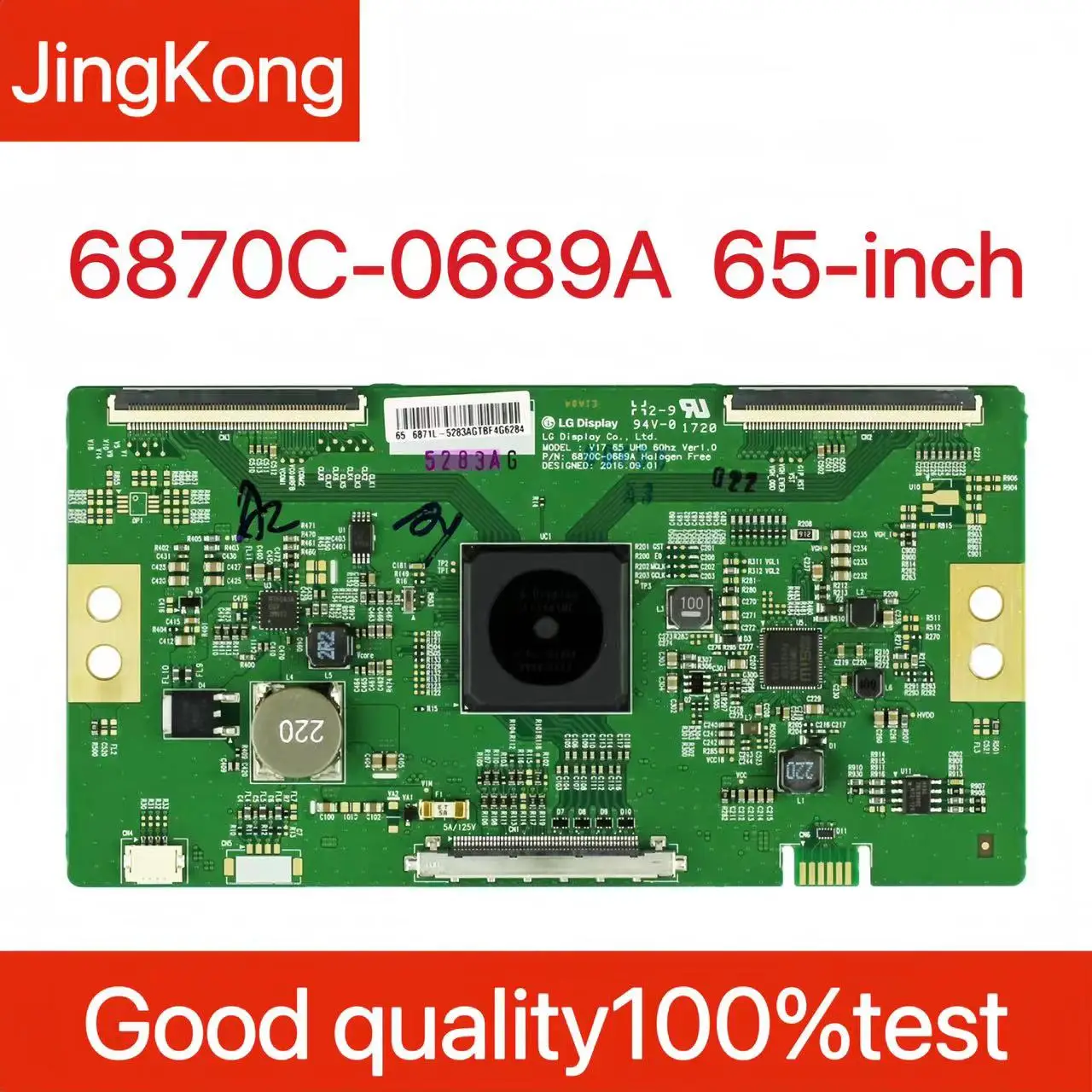 Логическая плата поставка 6870C-0689A V17 65 UHD 60HZ Ver1.0 T-CON board 65UJ6300-CA NC650DGE 65UJ630V-ZA