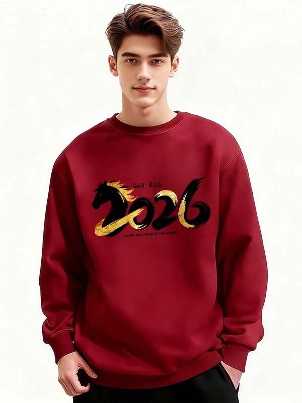 Vestibilità ampia Taglia grande 300 Pou Anno Luy Abbigliamento ex Felpe con cappuccio Thi Capispalla Coreano Sle rotondo Ne Long Sve