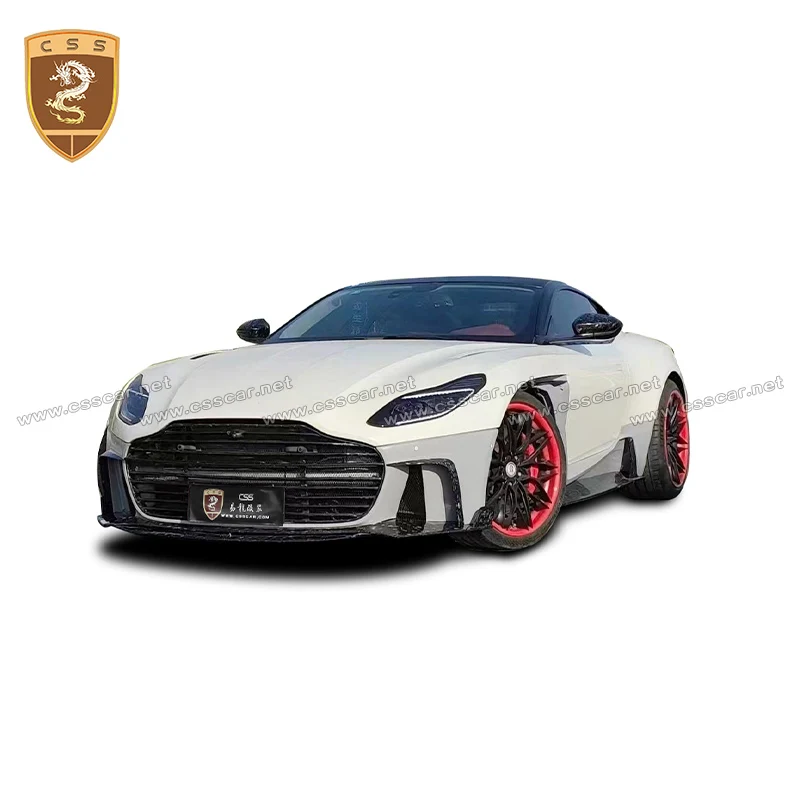 MSY Style Carbon Fiber with Fiberglass Body Kits For Aston Martin DB11 Car Bumpers Grid Engine Side Skirts Rear Diffuser Spoiler