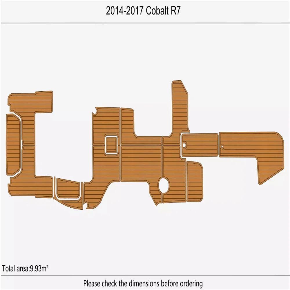 2014-2017 Cobalt R7 WSS Cockpit Swim platform bow 1/4