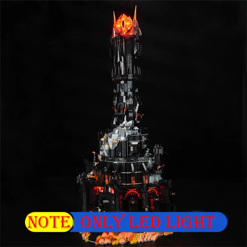 Lighting Set For Creator Expert Barad-Dûr 10333 Lord Of The Rings Rivendell Not Include Building Blocks (Only Led Light Kit)