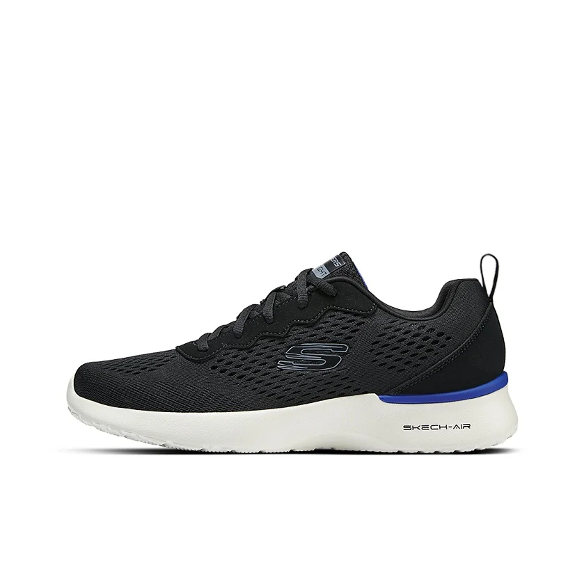 Skechers Skech Air Dynamight Low top Walking Shoes Men's Black/Blue 232291-BKBL