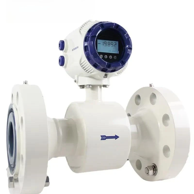 Smart i Magnetic Flowmeter Stainless Steel Digital Electromagnetic Fluid Meter for Distilled Water Wastewater