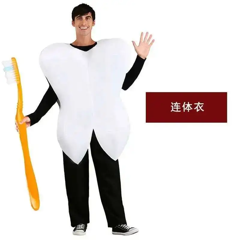 

Stage Halloween Children's Day Party Performance Advertising Children's Adult Teeth Role Playing Cosplay Costume