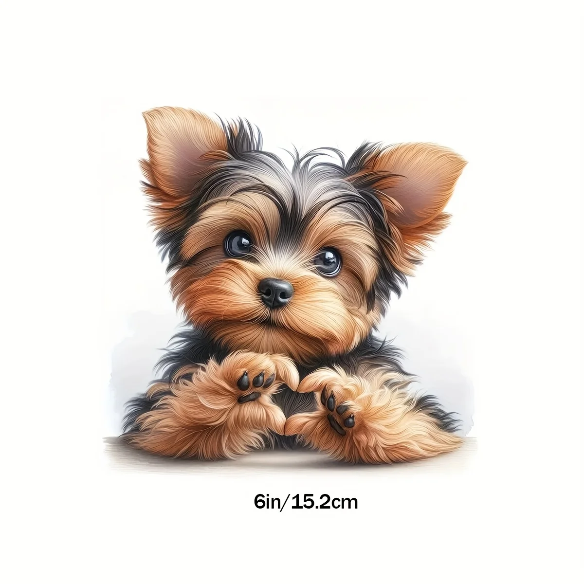 6-Inch Adorable And Affectionate Dog Vinyl Sticker, Suitable for Cars, Laptops, Bottles, Trucks, Phones, Motorcycles, Windows