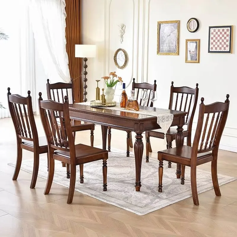 تصميم المكتب طاولات الطعام أقواس الساق الكتابة طاولات الطعام الفاخرة الشمال صالون المطبخ أثاث تافولا دا برانزو الخشبي #3