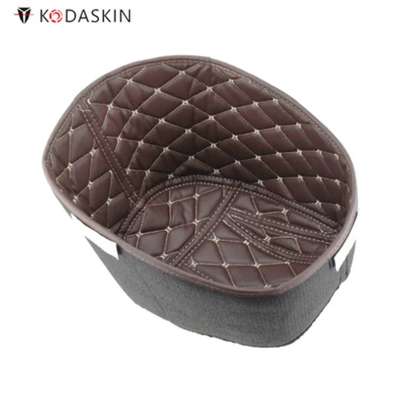 Motorcycle PU Rear Trunk Cargo Liner Protector Seat Bucket Pad for Vespa gts300 Sprint125 Primavera150 GTS 300 HPE accessories