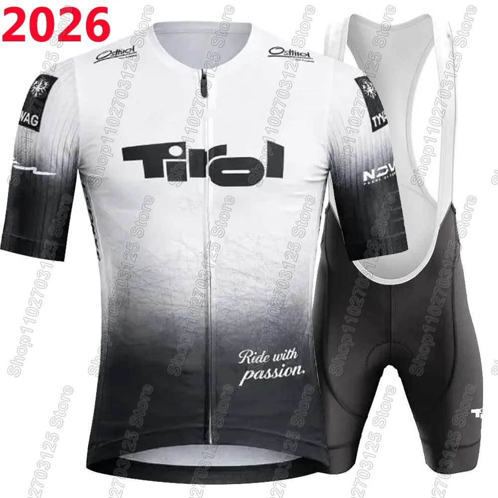 Image of 2026 Tirol Team Radsport-Trikot-Set Herren Österreich Bekleidung Rennrad-Anzug Mountainbike-Shirt Trägerhose MTB Ropa Maillot