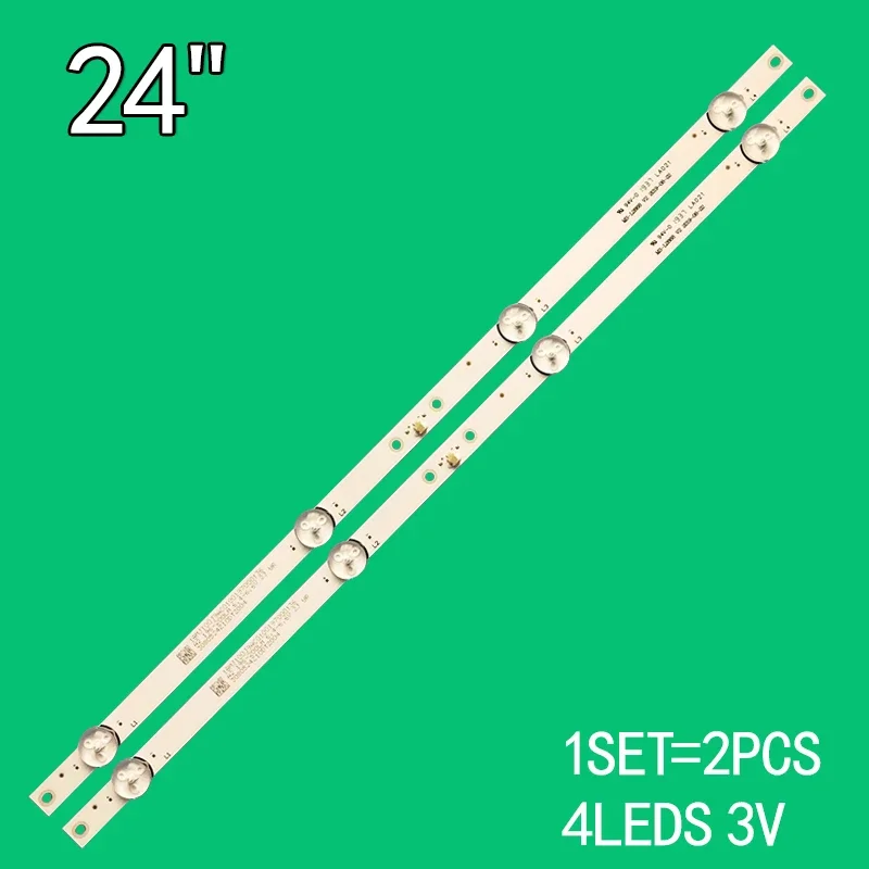 LED Backlight Strips 4LED For Telefunken 24S50T2 MS-L2668 L2151 CX236DLEDM JL.D24041330-006AS-M 3080524Z10DTZ004 24HL4300HA 440m