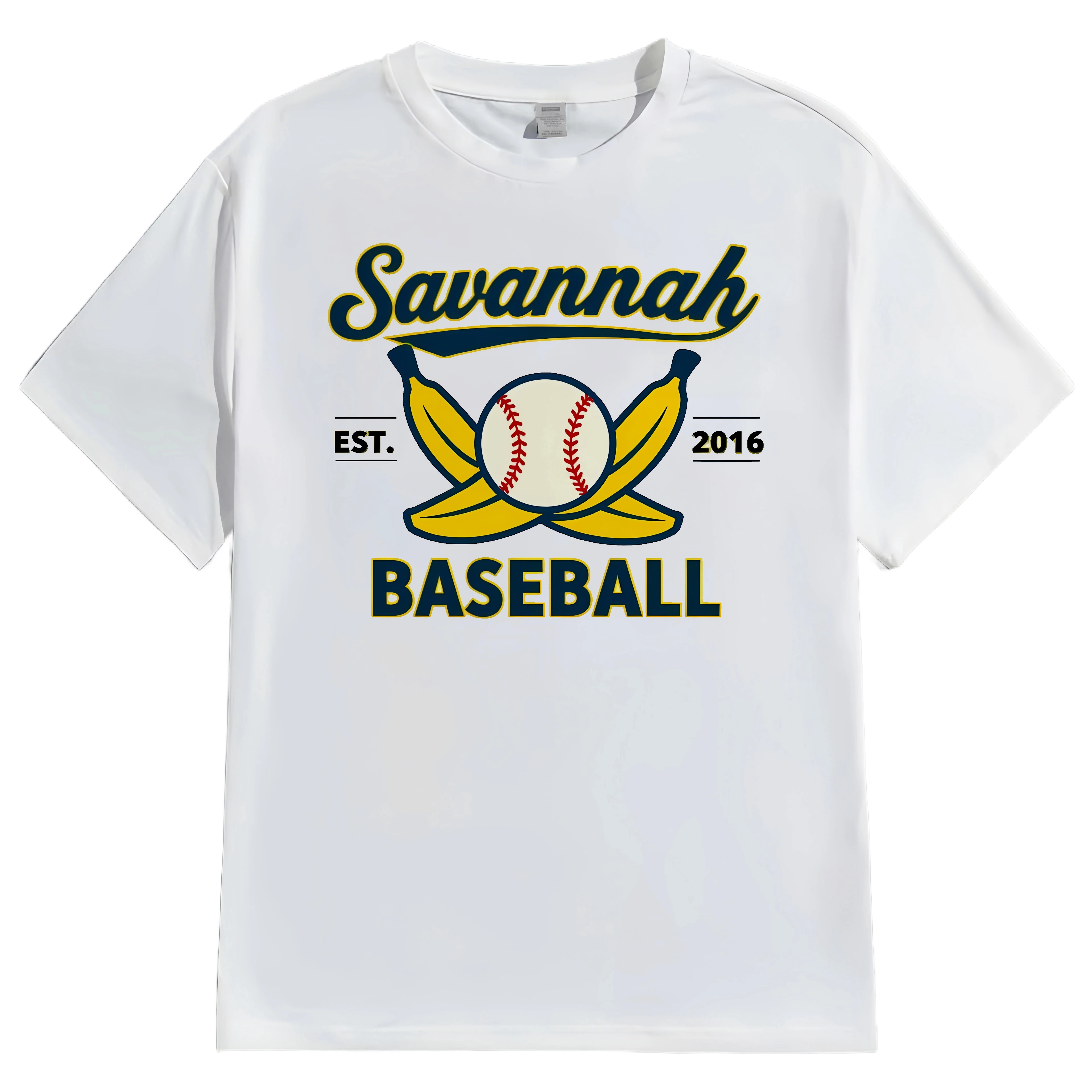 Zaelia Women's Casual T-Shirt with Savannah Baseball Graphic Print for Sports Fans