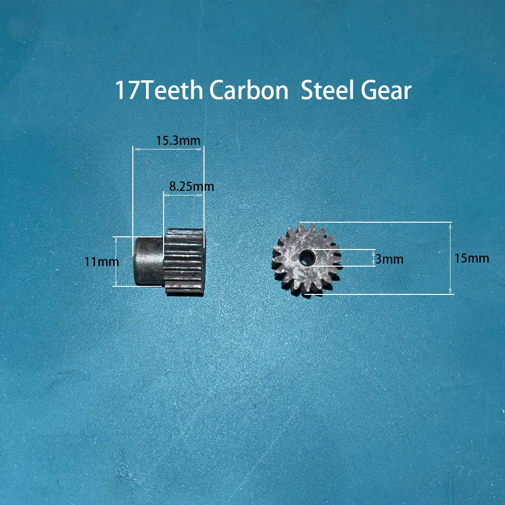 1Pc 0.8Mod Spur Gear Metal Transmission Gear 4-15mm Bore 45 Steel 0.8m 15/16/17/18/20/24/25/30/35 Tooth Pinion Motor Convex Gear