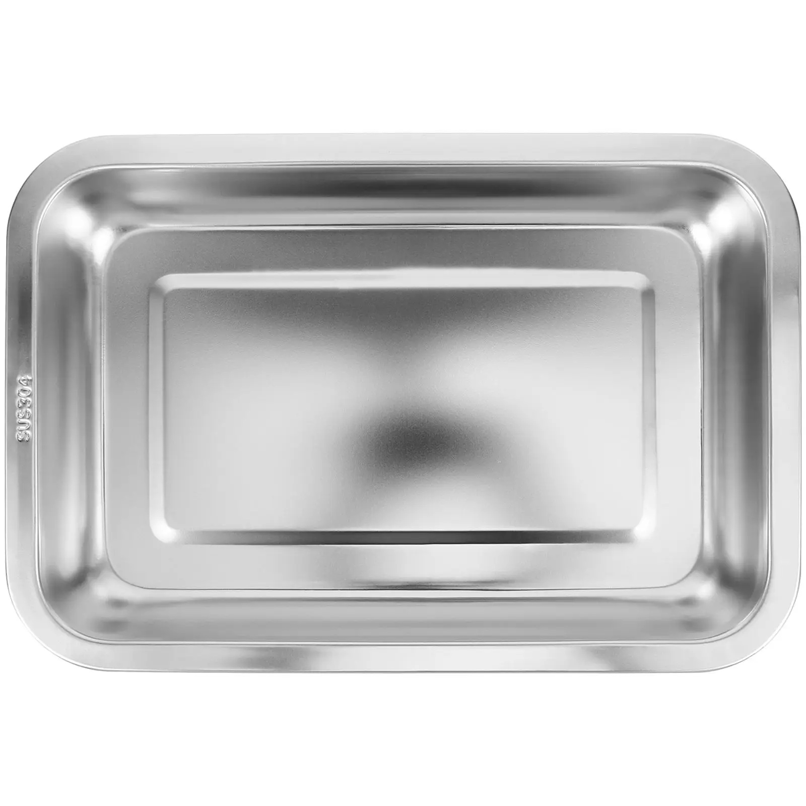 

Cat Litter Tray Stainless Steel Box along with Large Metal Silver Open Type Toilet