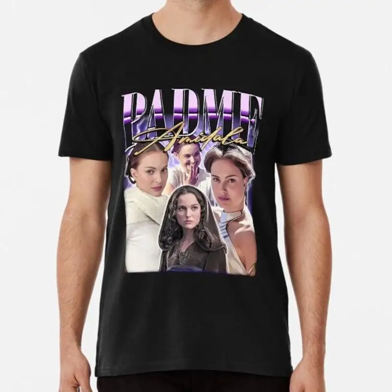 

Винтажная футболка Padme Amidala Bootleg, сделанная в США, Австралии, L 3XL