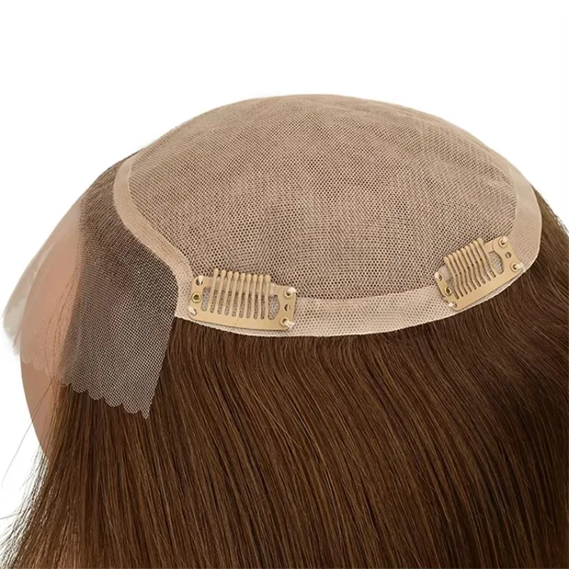 Peruka z jedwabną bazą STL6*6.5, najlepiej sprzedająca się, z jedwabnym topem, dla kobiet.