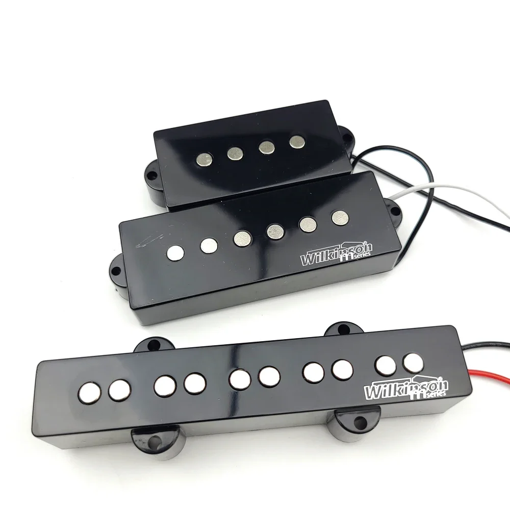 Wilkinson 5-strunowy elektryczny przetwornik do gitary basowej PB Pięć strun P basowe przetworniki Humbucker WOPB5 + WOJB5