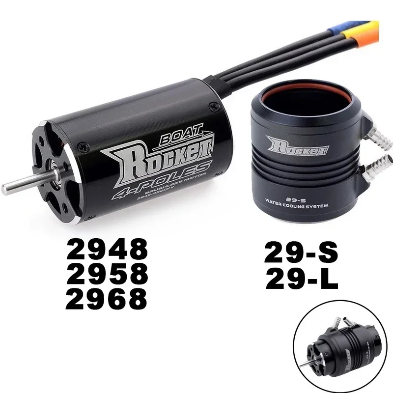 Surpass Hobby RC Boat Motor 2948 2958 2968 Waterproof Brushless Motor 3380KV 3800KV 4000KV 600-800mm Traxxas Feilun Boat Fishing