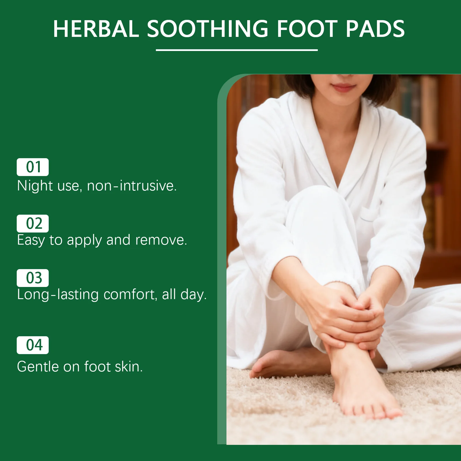 

Herbal Detox Foot Patches Clear Body Toxins Dispel Dampness Cold Improve Obesity Relieve Feet Fatigue Deep Cleansing Foot Pads
