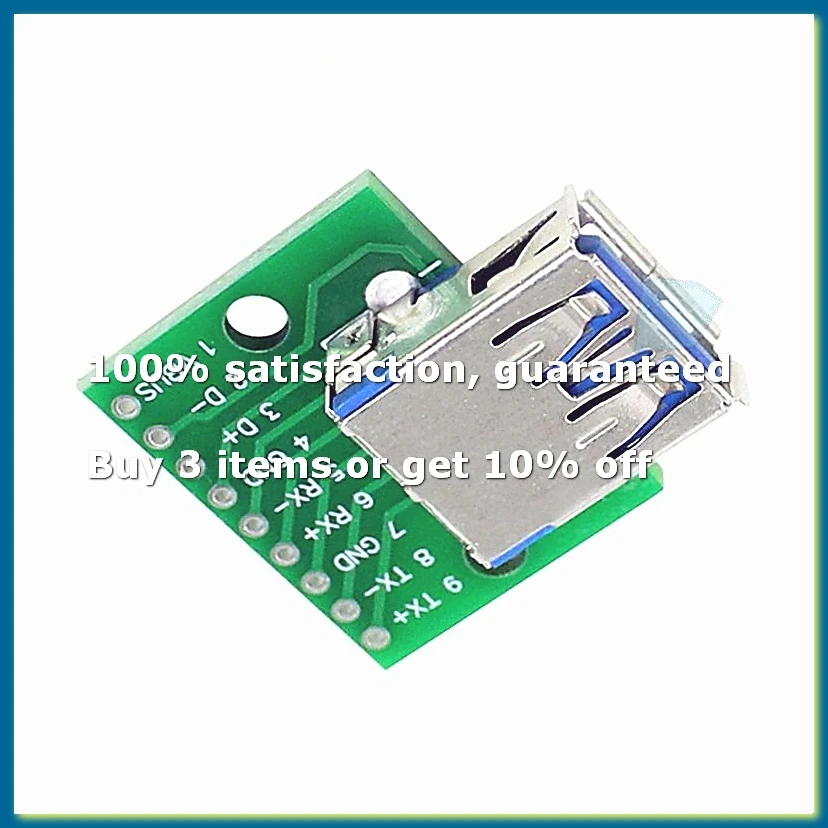 Usb 3.0 Female To Dip Pin Test Board Usb 3.0 To Dip Power Adapter Board Module Usb 3.0 Adapter Board Converter