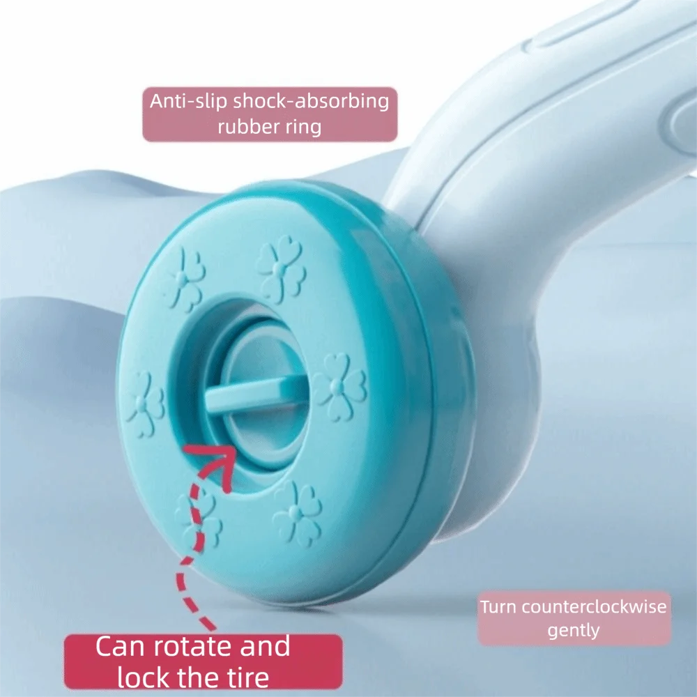 

Музыкальные ходунки-каталка для малышей с защитой от опрокидывания, светом и множеством функций для развития и обучения ходьбе