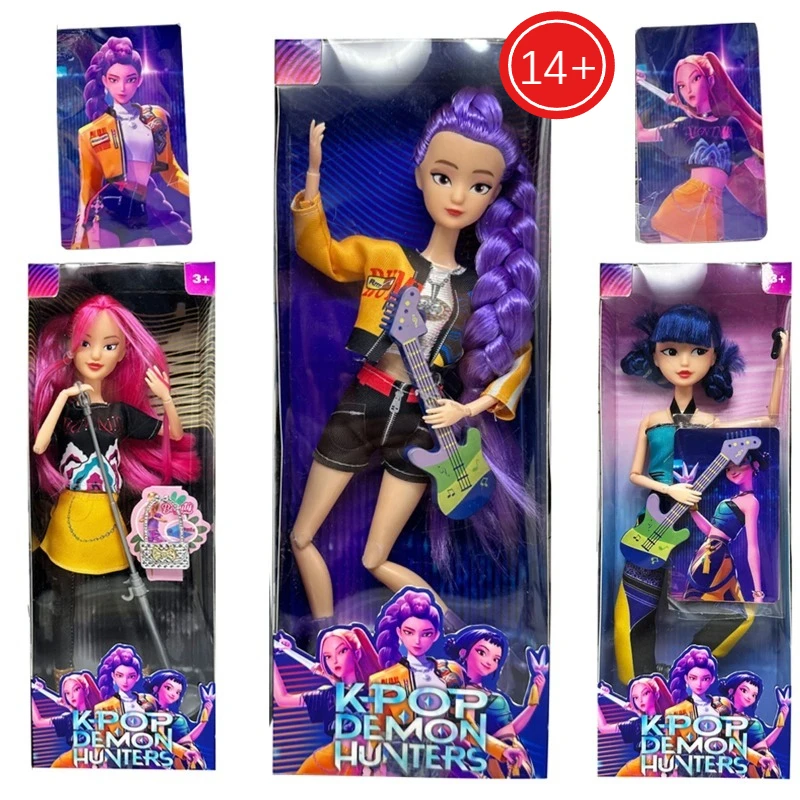 

2025 Hot New Korean Wave Girl Group K-POP Witch Hunt Doll Rumi Mira Zoey Toy Vinyl Doll Christmas Children's Birthday Gift