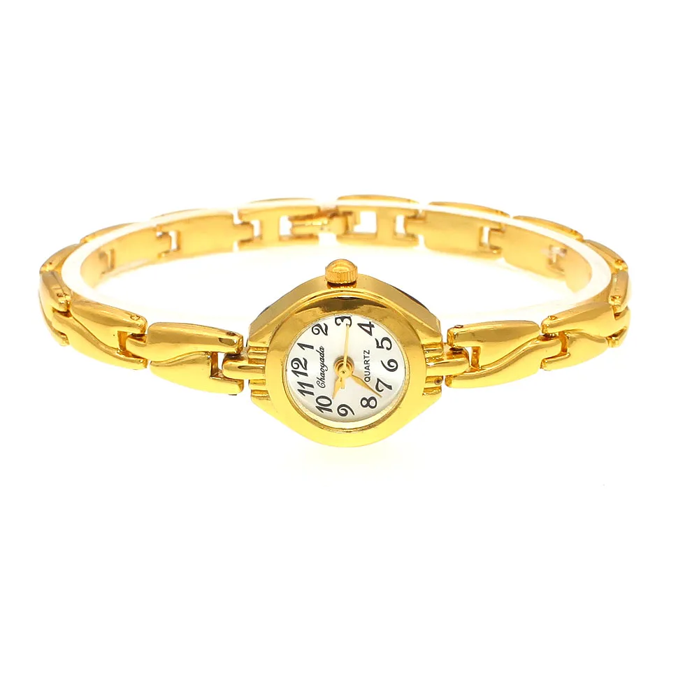 10 قطعة/الوحدة مختلط السائبة لطيف مشاهدة النساء الساعات السيدات النساء الفتيات ساعة ذهبية الفولاذ المقاوم للصدأ فستان كوارتز ساعة اليد