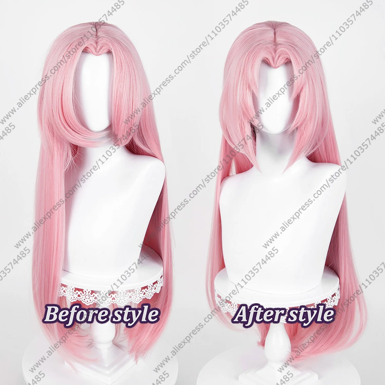 Anime Haruno Sakura Cosplay Wigs Pink Bob Long Short Wig 3 Versions Heat Resistant Synthetic Hair