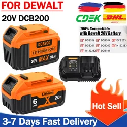 20V 6000mah For Dewalt Replacement battery DCB606 DCB609 DCB205 DCB206 DCB209 DCB182 Cordless Power Tool Battery