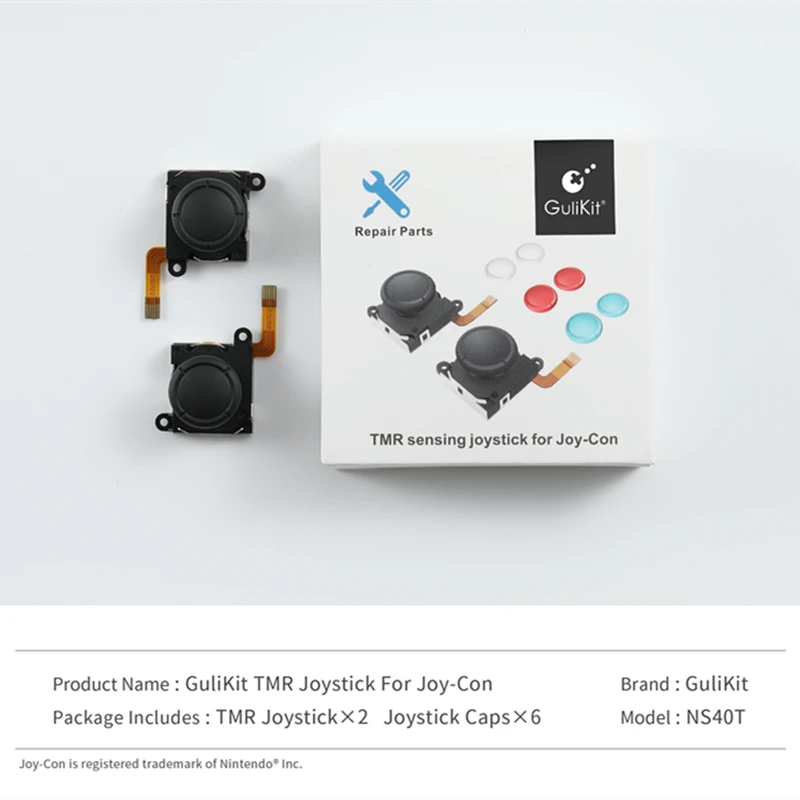 GuliKit NS40T TMR Sensing Joystick for Nintendo Switch,NS OLED/Lite，Game Accessories Anti Drift Durable Replaceable for Joy-Con