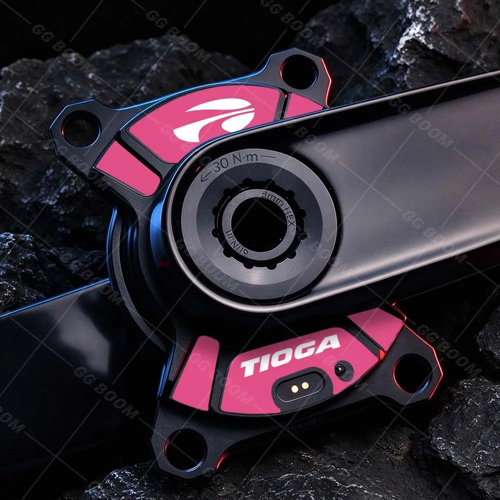 Road Bike Power Meter Decorative Sticker Waterproof Crank Power Meter Color Change Decals Accessories For Sigeyi AXO SL 4
