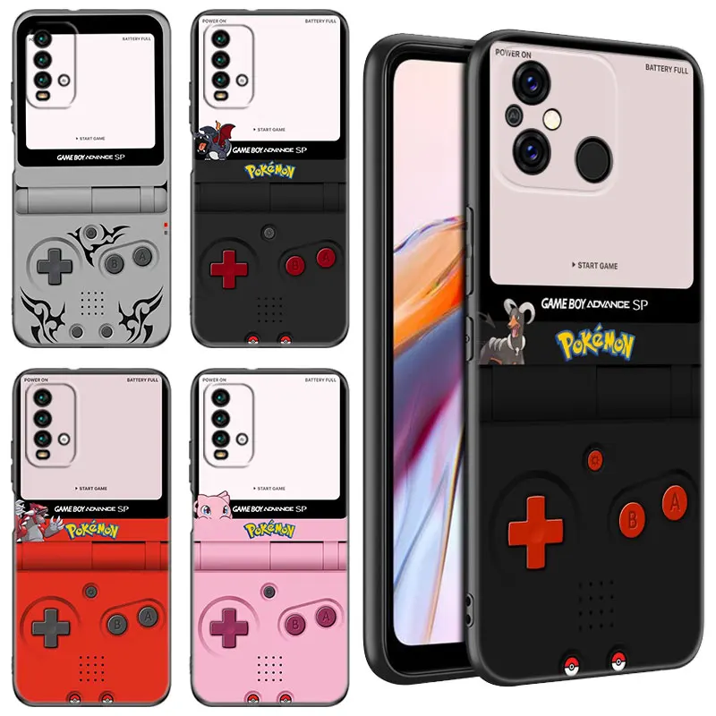 Gameboy Boy Game Black Phone Case For Xiaomi Redmi 11 Prime 11A 12C 13C A1 A2 Plus A3 12 13 4G 10 13R 5G 9A 10A 9C 10C 9i 9T 12R