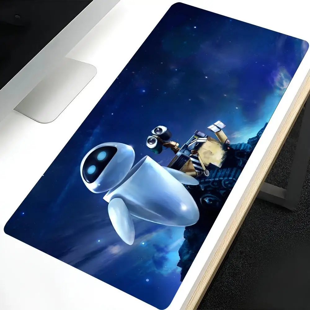 Anime W-WALL-E Mouse Pad Large mouse pad for home office Waterproof leather desk pad for gamers Computer mouse pad Keyboard pad