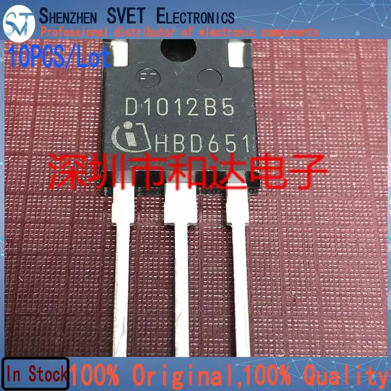 

10PCS/Lot D1012B5 IDW10G120C5B TO-247 1200V 10A Imported Original New And In Stock 100%Test