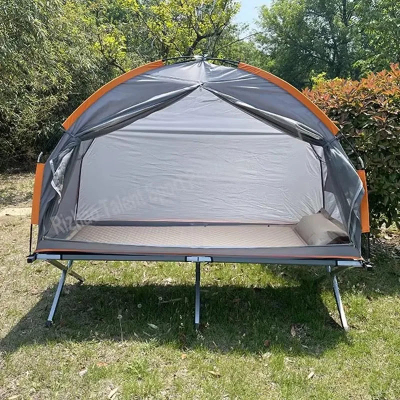 

New Design Tent Cot Off-Ground Camping Bed Tent Bed Outdoor Folding Camping Tent with Mattress