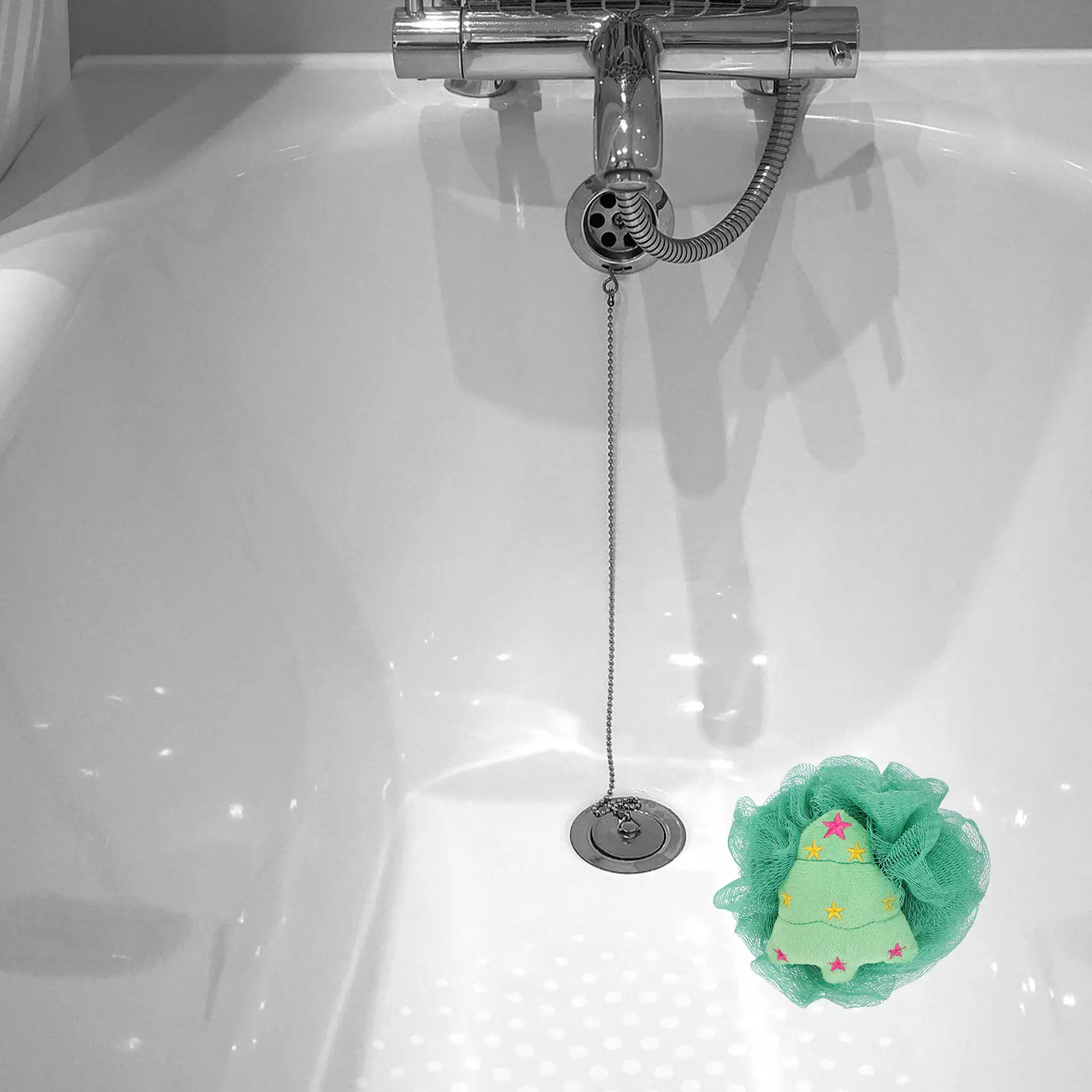 

Набор из 2 шариков для душа для детей: забавные мультяшные банные шарики, рождественские тематические пенящиеся цветы для ванны, мягкие, безопасные для кожи, инструмент для очищения тела