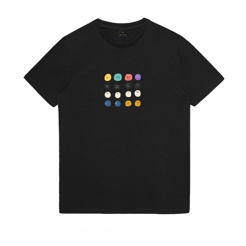 Master of Expression Management 2026 Pure Cotton Printed Short-Sleeved Women T-Shirt Men Creative Personalized Clothing Summer