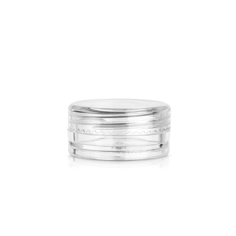 10Pcs Sample Clear Cream Jar Mini Cosmetic Bottles Containers Transparent Pot For Nail Arts Small Clear Can Tin For Balm
