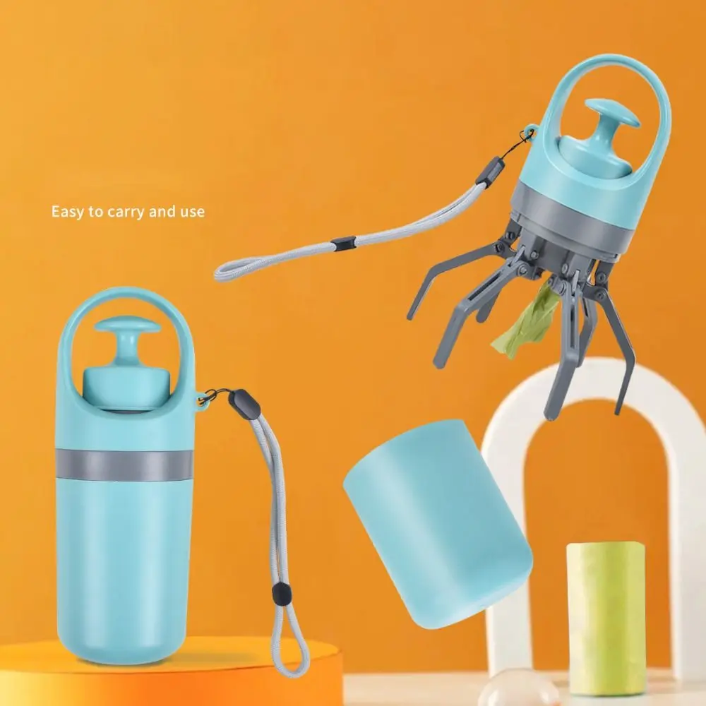 

Lightweight Handheld Dog Pooper Scooper Zero-touch Six-claw Shovel Poop Grabber Portable Poop Scooper for Cats and Dogs