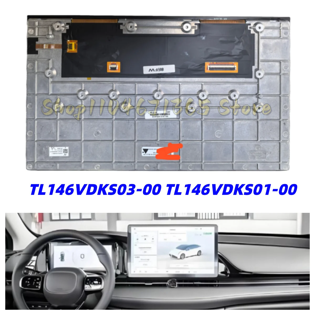 TL146VDKS03-00 TL146VDKS01-00 14.6 Inch LCD Display Screen for Repair Replacement