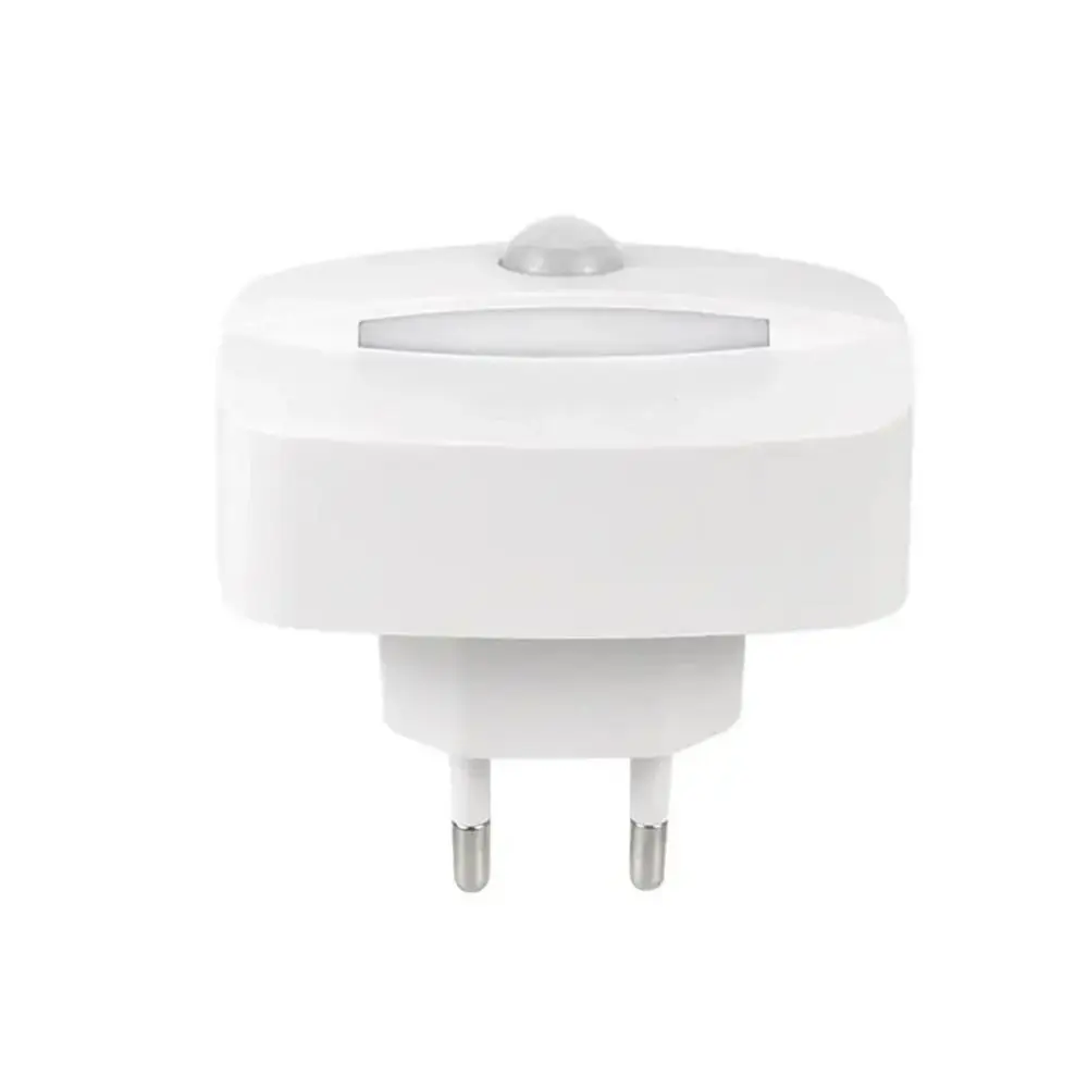 Motion Sensor Induction Light EU US Plug Wireless Mini LED Night Light Battery Operated Energy Saving Bedside Night Lamp Closet