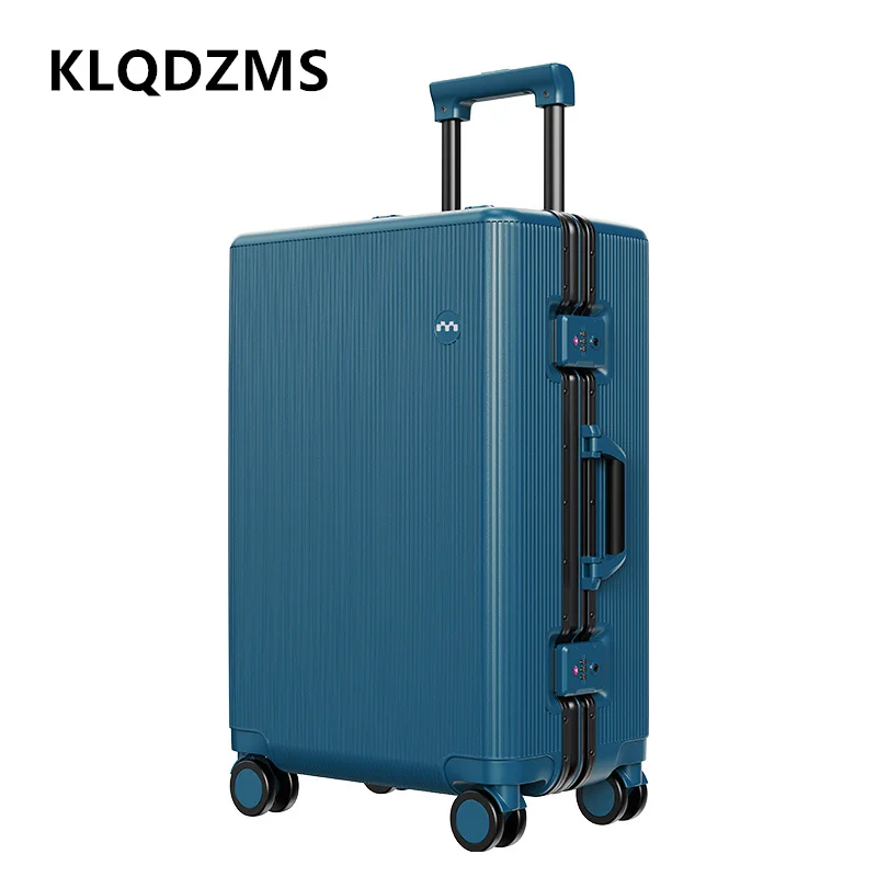 KLQDZMS Aluminum Frame Suitcase 20 Inches Boarding Box 22