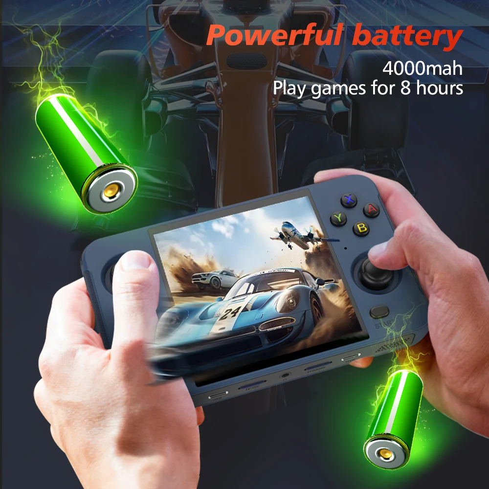 وحدة تحكم ألعاب فيديو محمولة ريترو ، نظام لينوكس ، مشغل جيب محمول ، RG40XX H ، من من نوع RG40XX x ، شاشة Ips 4 بوصة ، واي فاي ، RK3566 #5