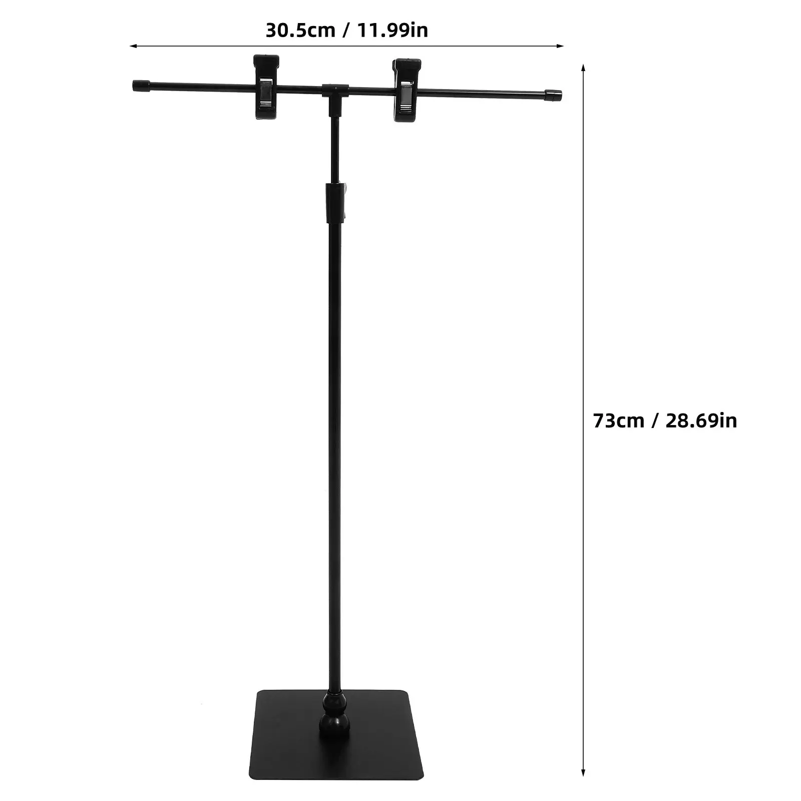 Suporte de Pôster em Forma de T, Montagem Rápida, Suporte Ajustável para Banner, Ideal para Lojas, Escritórios e Residências, Área de Visualização Ampla para Exibição de Pôsteres