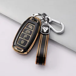 Custodia portachiavi per auto in TPU Custodia portachiavi per Hyundai i30 Ix35 KONA Encino Solaris Azera Grandeur Ig Accent Santa Fe Palisade Keyless