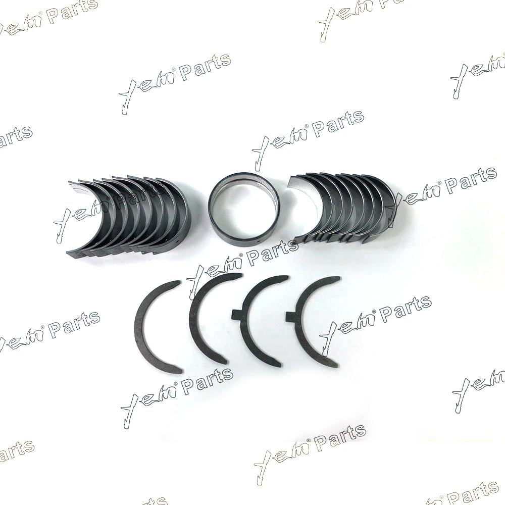 For Kubota engine V1505 Crankshaft bearing + con rod bearing + thrust washer