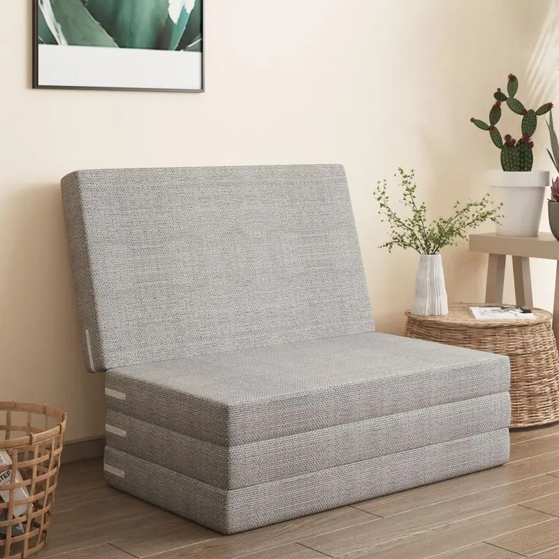 

Thickened four-fold sponge lunch break nap mattress student lazy office tatami sleeping mat on the floor