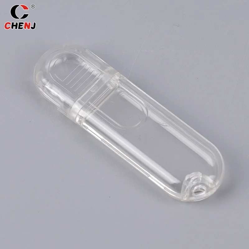 1PCS Small Plastic Instrument Enclosure USB Stick Junction Housing Plastic Transparent U Disk Enclosure Plastic U Disk Housing