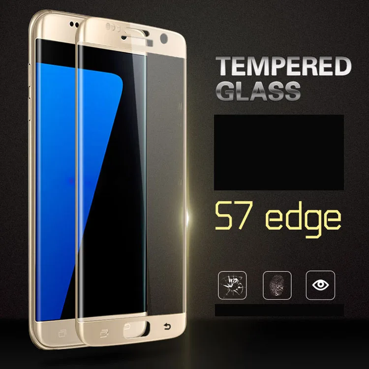 

20pcs For Samsung S7 Edge 3D Curved Surface Full Cover Coverage Explosion-proof Tempered Glass Film for Samsung Galaxy S7 Edge