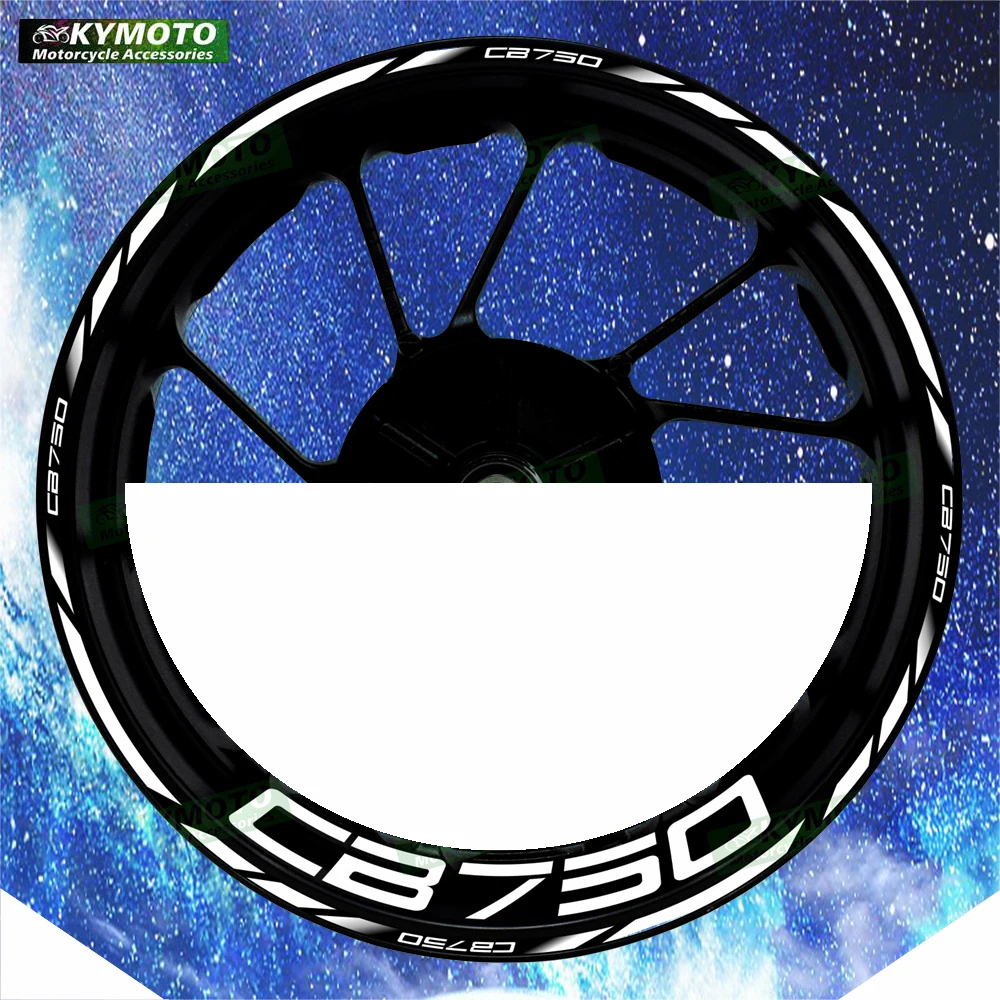 

For CB750 CB 750 motorcycle accessories 17 inch front and rear wheel stickers fairing wheel reflective decals decoration