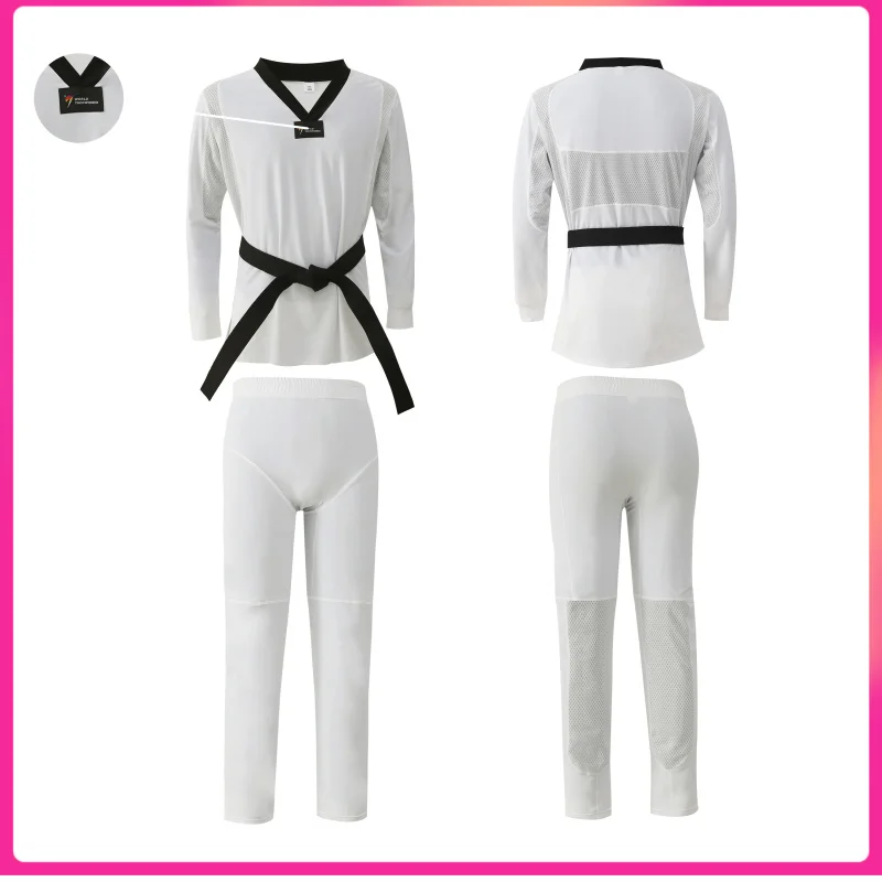 

Taekwondo Uniforms Breathable Tight Elas Quick Drying Stretchable Available For Kids&Adults New Arrival Hot Sell Tight Fitting