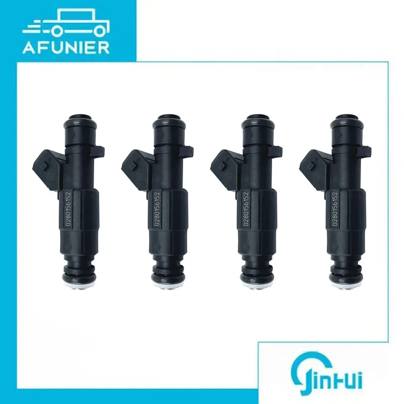 Boquilla de inyector de combustible de 4 Uds para Chevrolet GM Corsa Meriva Fiat Stilo 1,8 8v 2002-2005 OE No. :0280156152,93325238
